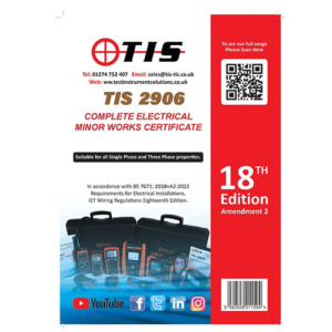 Certificate, Complete Minor Works Installation, 18th Edition Amendment 2